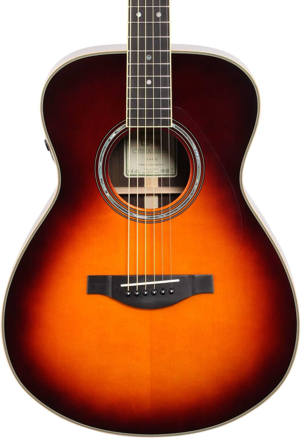 Yamaha Ls Tabs Transacoustic Brown Sunburst Chitarra Acustica Elettrificata