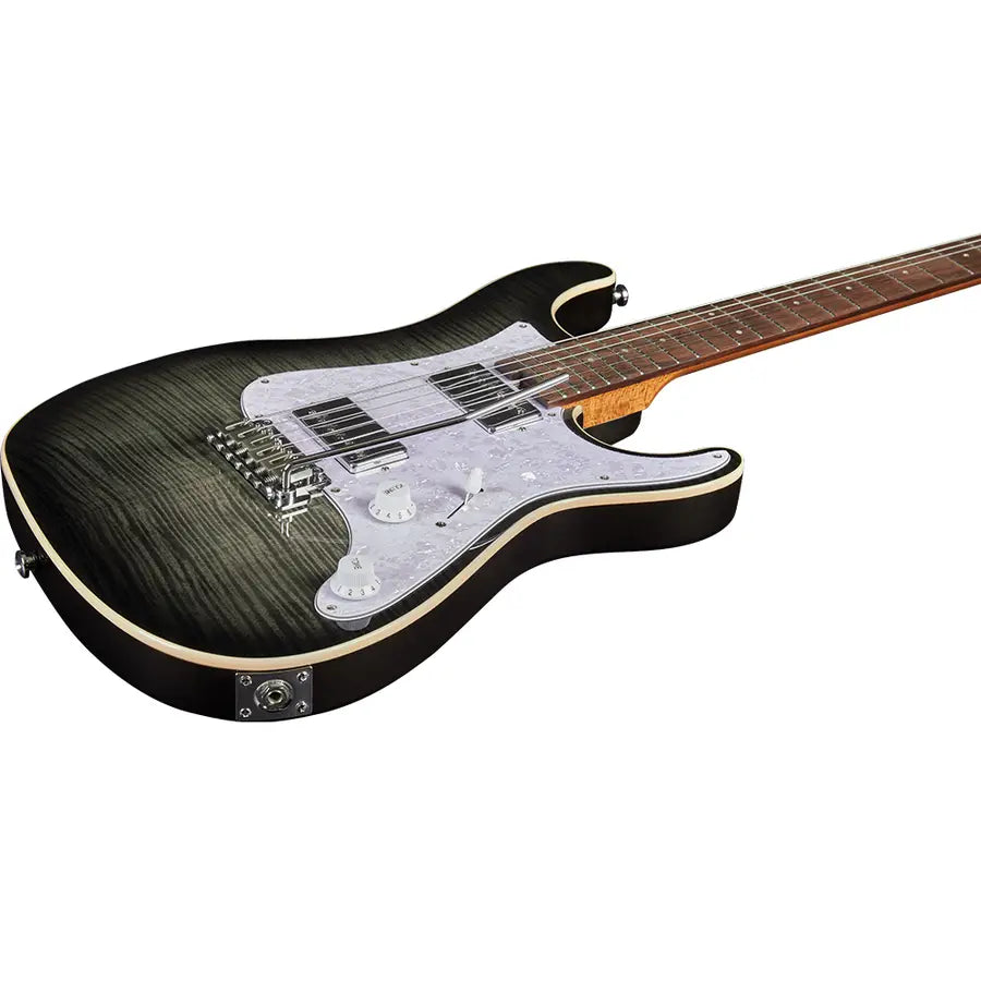 Eko Guitars Fire 400 Aurora Flamed Grey Burst
