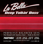 La Bella 0760Fhb2 Muta Per Basso Elettrico 4 Corde Lisce 39-96