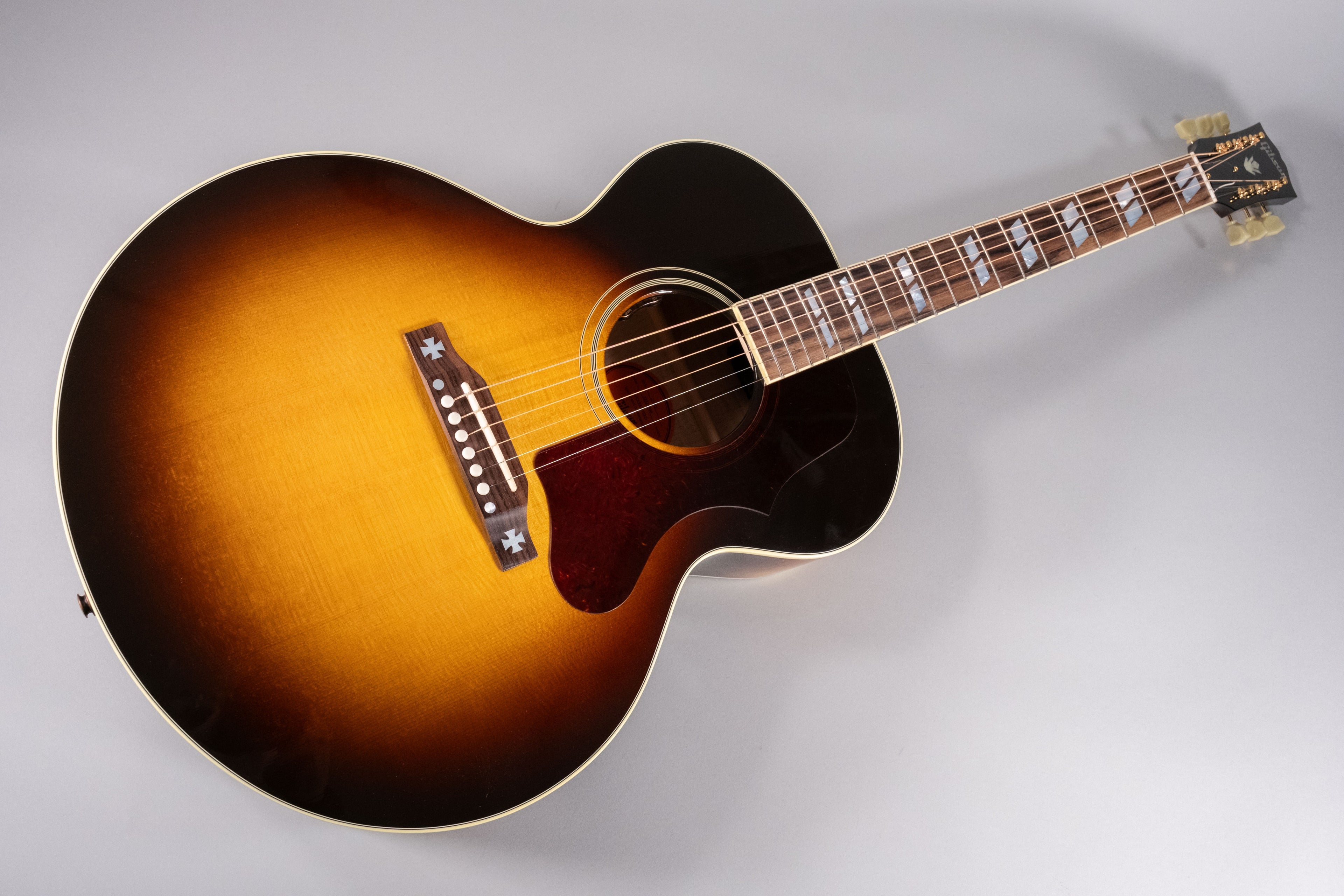 Gibson J-185 Original Vintage Sunburst Chitarra Acustica Elettrificata