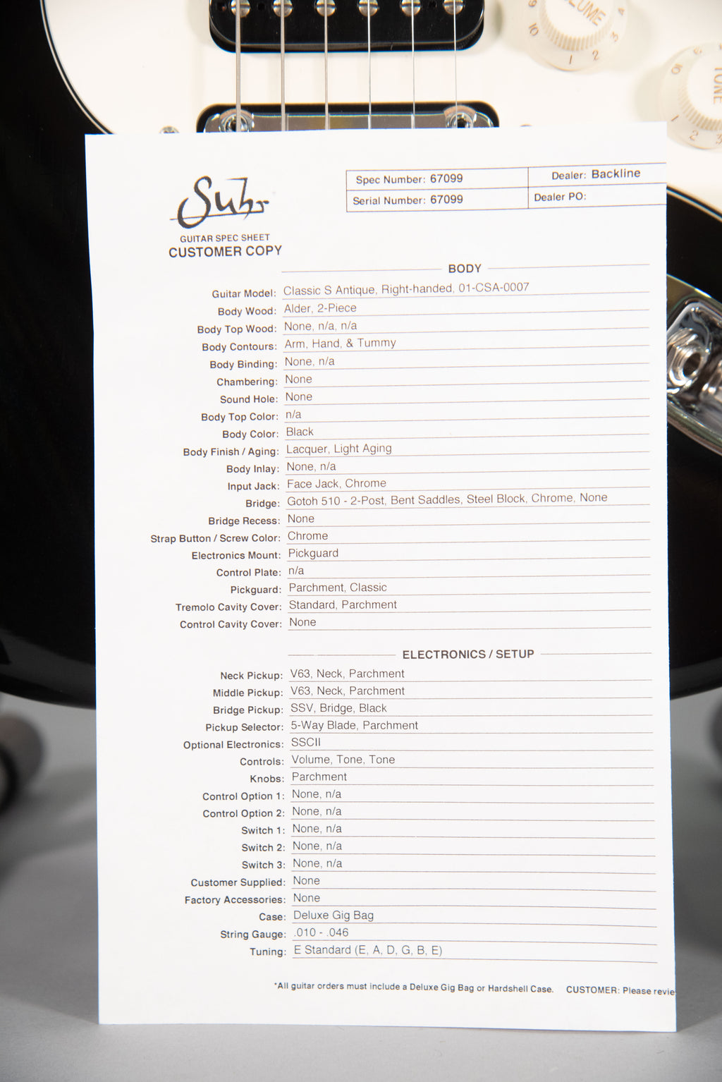 Suhr Classic S Antique MP HSS Black