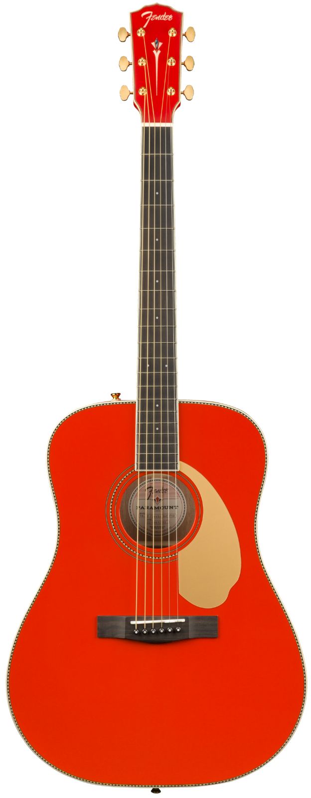 Fender Pm1E Dreadnought Limited Fiesta Red