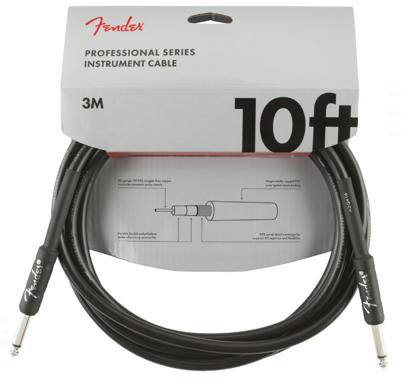 Fender Cavo Professional 3 Mt Black