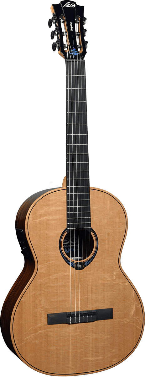 Lag CHV30E Chitarra Classica Elettrificata Natural con Astuccio