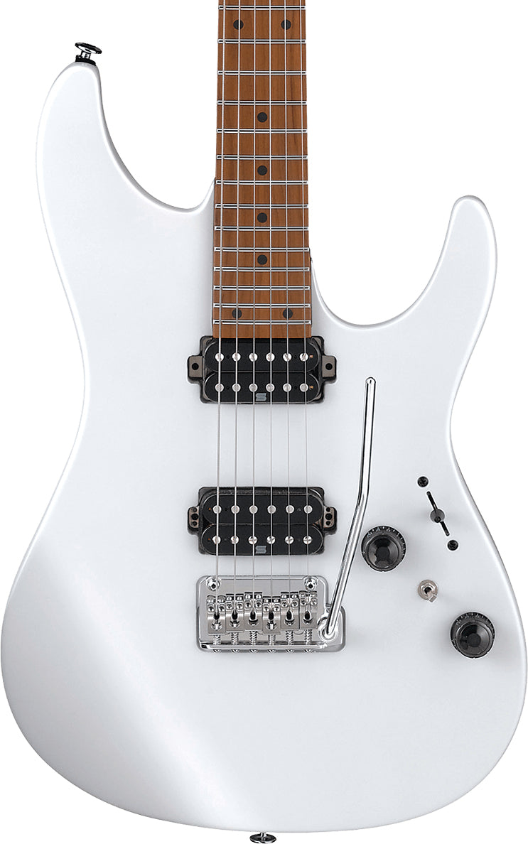 Ibanez Az2402-Pwf White Con Case Chitarra Elettrica