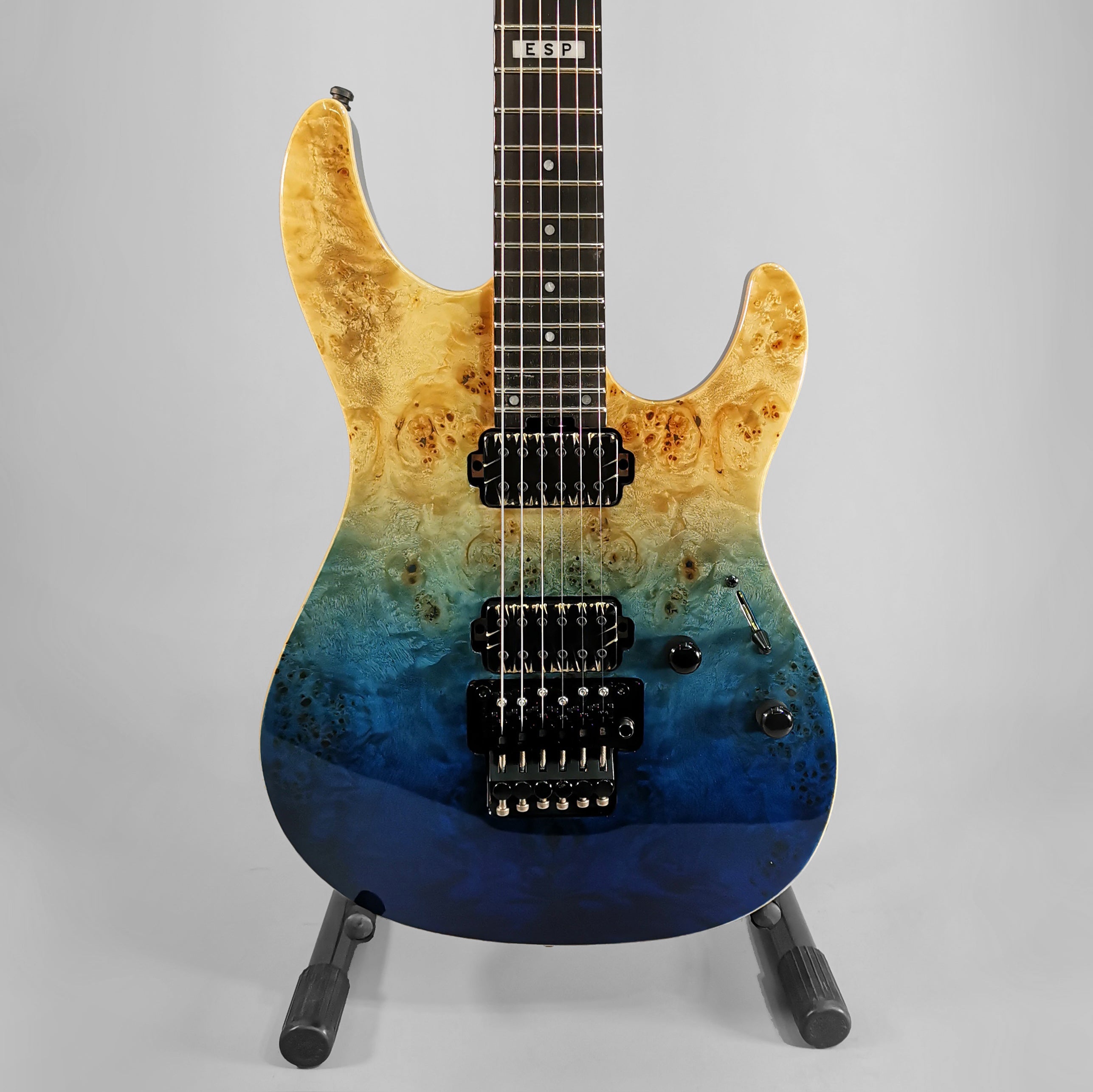 ESP EII Sn2 Blue Natural Fade with Hard Case