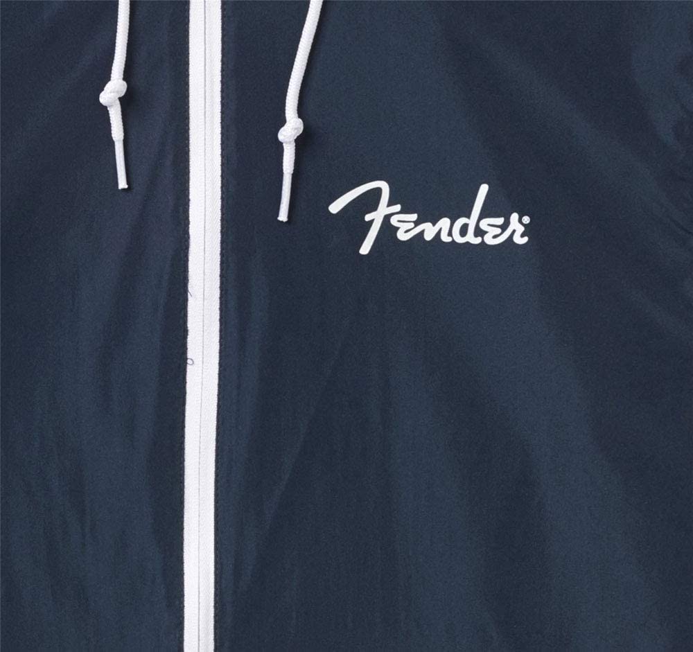 Fender Spaghetti Logo Giacca a Vento Navy XX-Large