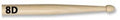 Vic Firth Bacchette 8D Classic Legno