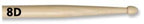 Vic Firth Bacchette 8D Classic Legno