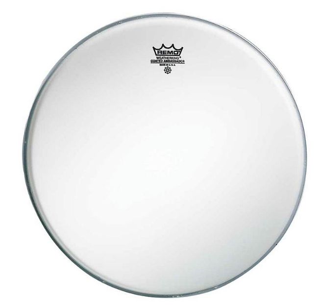 Remo Pelle Weatherking Ambassador Coated 12 sabbiata per tom e rullante