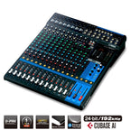 Yamaha Mg16Xu Mixer Analogico 16 Canali Con Effetti E Usb
