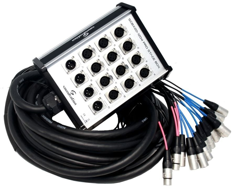 Soundsation Stagebox Sgbx20-1204-20 Metri