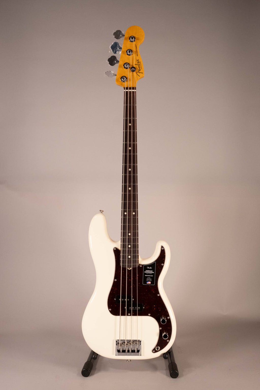 Fender American Professional Precision Bass Rosewood Fingerboard Olympic White
