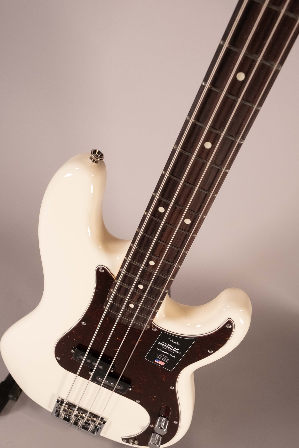 Fender American Professional Precision Bass Rosewood Fingerboard Olympic White