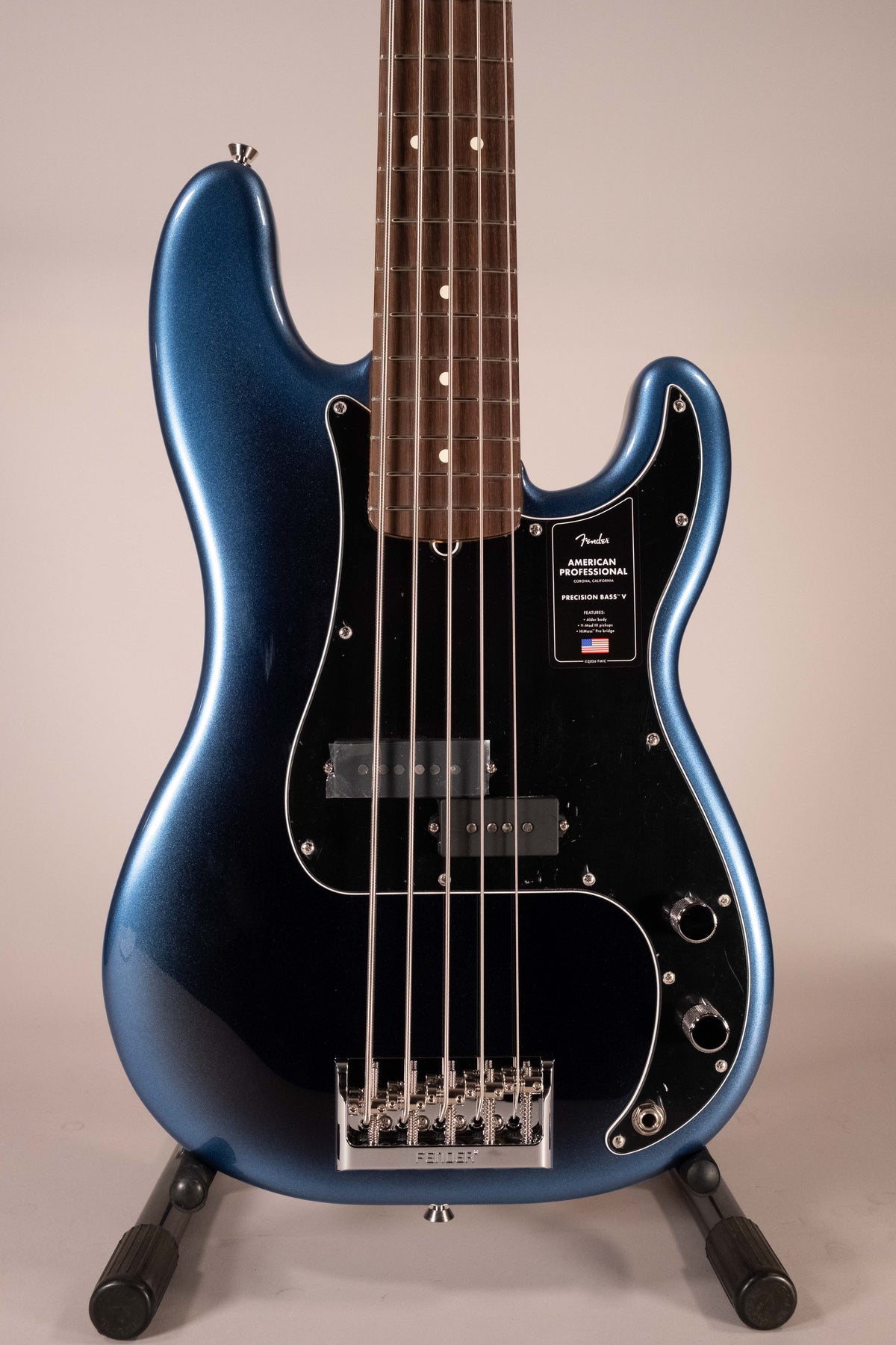 Fender American Professional Precision Bass V Rosewood Fingerboard Dark Night
