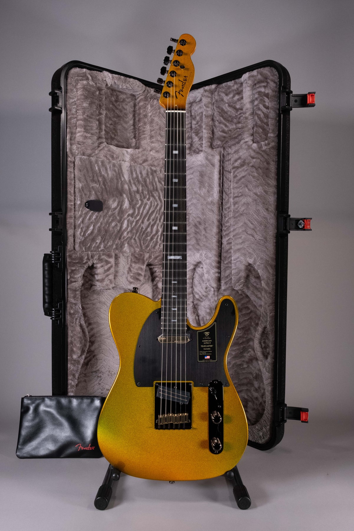 Fender Telecaster American Ultra II del 75° Anniversario Liquid Gold