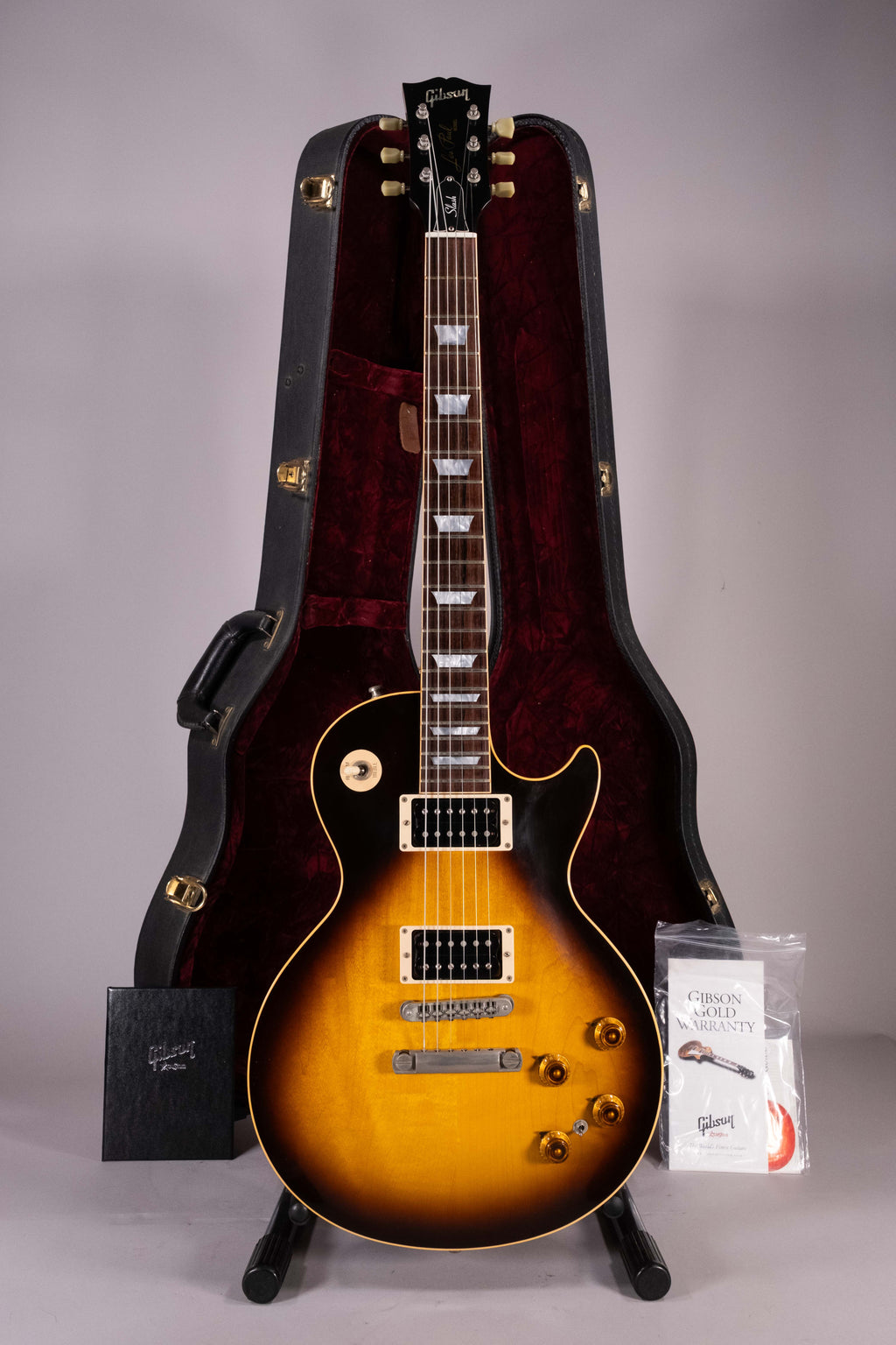 GIBSON LP SLASH PIEZO DARK TOBACCO 2007/2008 USATA