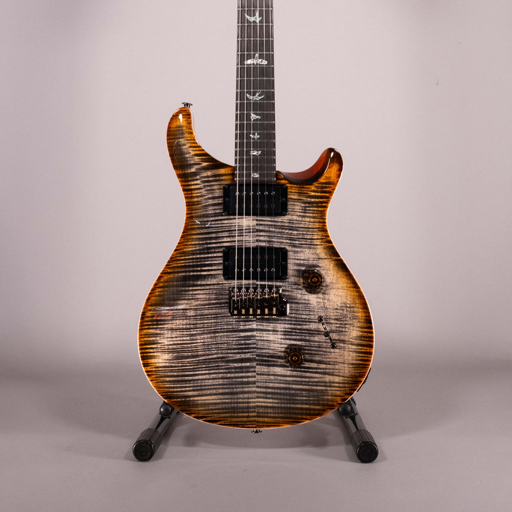 Prs Custom 24 Burnt Maple Leaf 10 Top Wood Library