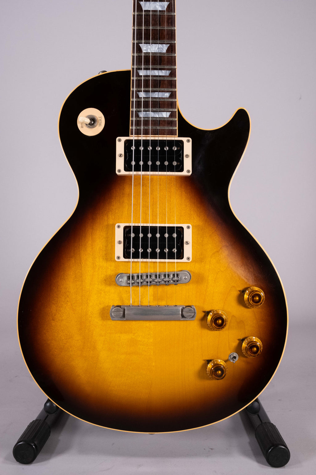 GIBSON LP SLASH PIEZO DARK TOBACCO 2007/2008 USATA