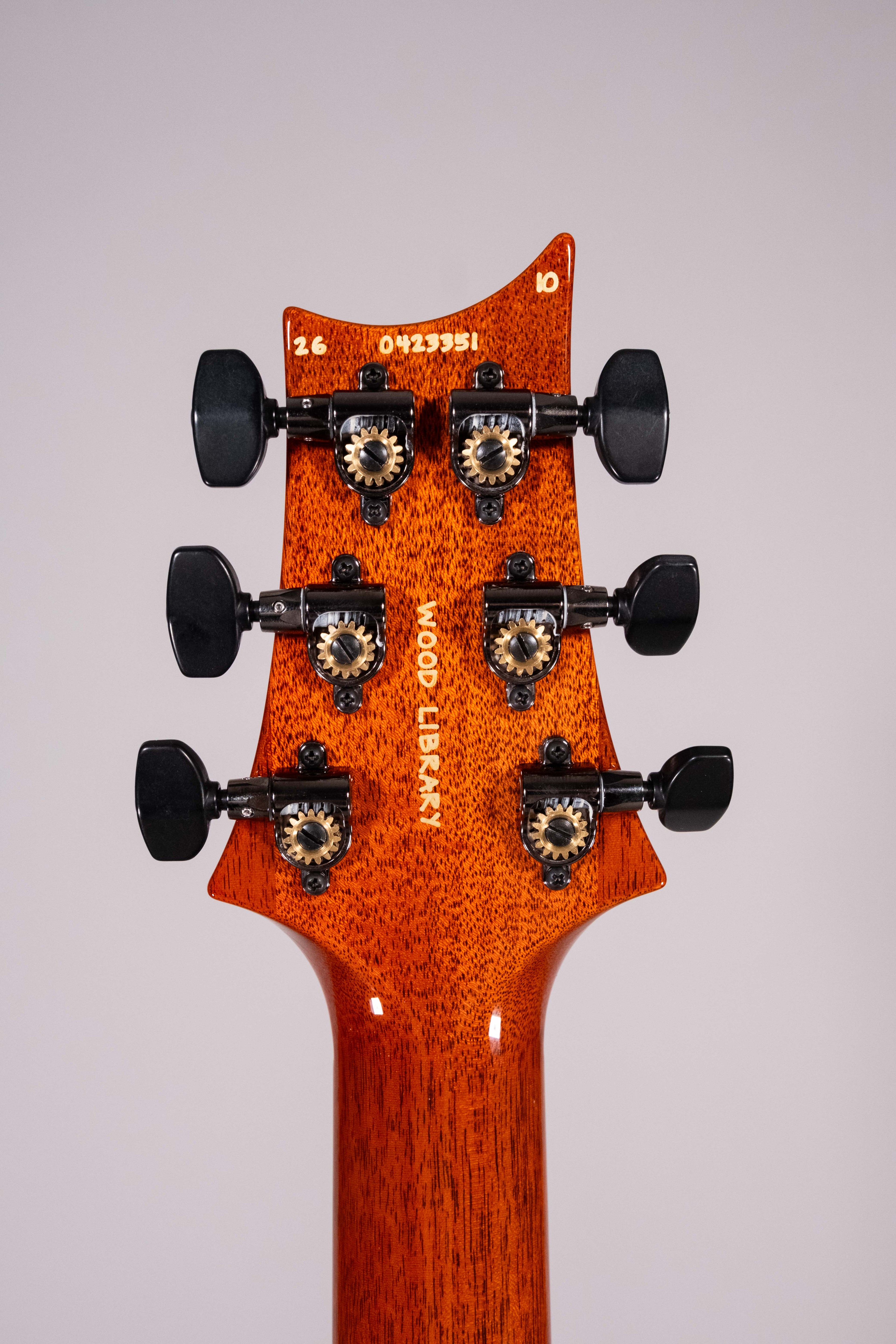 Prs Custom 24 Burnt Maple Leaf 10 Top Wood Library