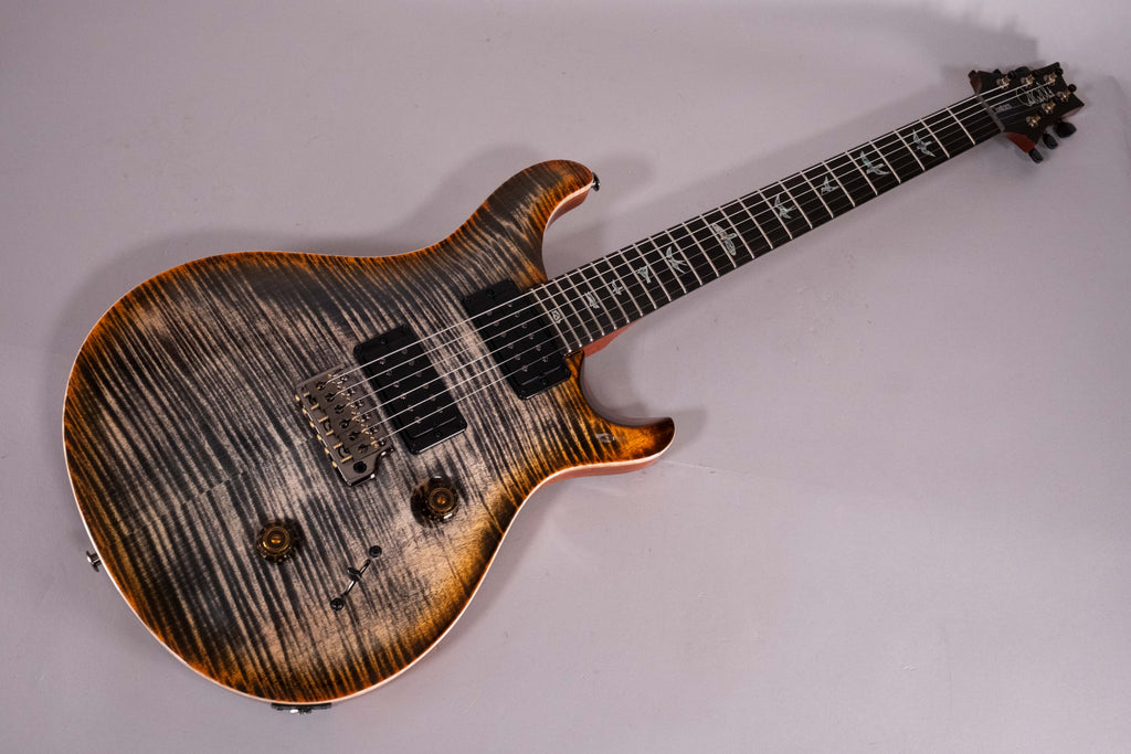 Prs Custom 24 Burnt Maple Leaf 10 Top Wood Library