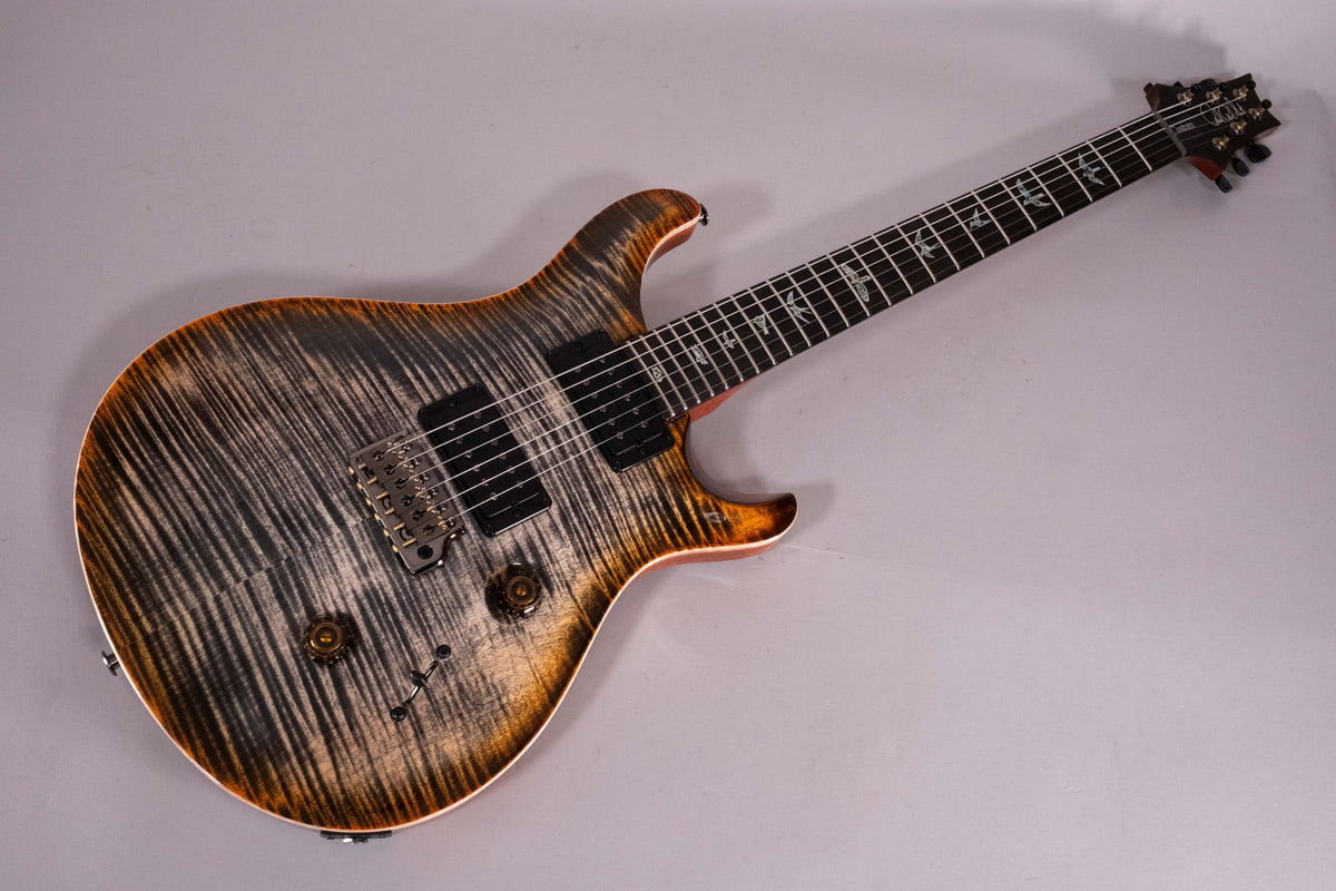 Prs Custom 24 Burnt Maple Leaf 10 Top Wood Library
