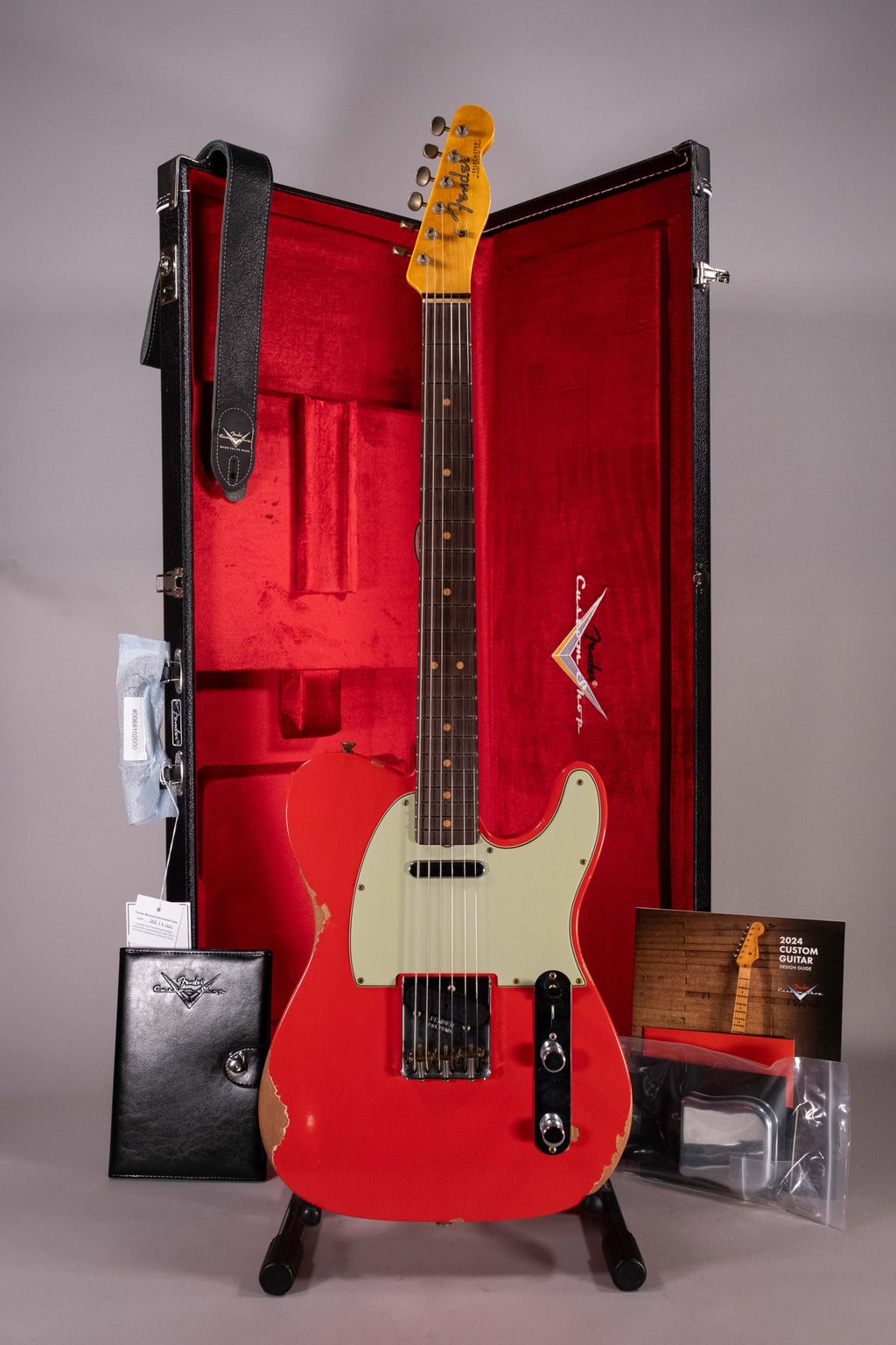 Fender Custom Shop Telecaster '63 Relic Aged Fiesta Red