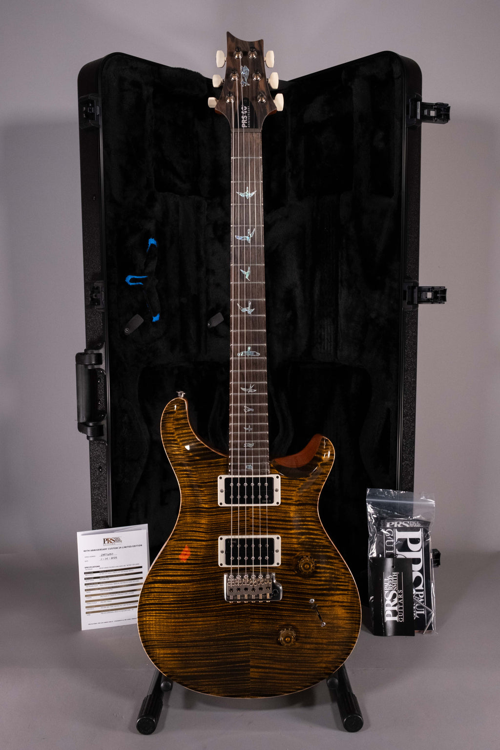 Prs Custom 24 40th Anniversary Tiger Eye