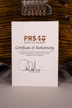 Prs Custom 24 40th Anniversary Tiger Eye