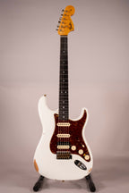 Fender Custom Shop Ltd 67' Stratocaster Relic Aged Olympic White