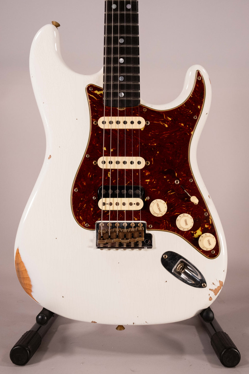 Fender Custom Shop Ltd 67' Stratocaster Relic Aged Olympic White