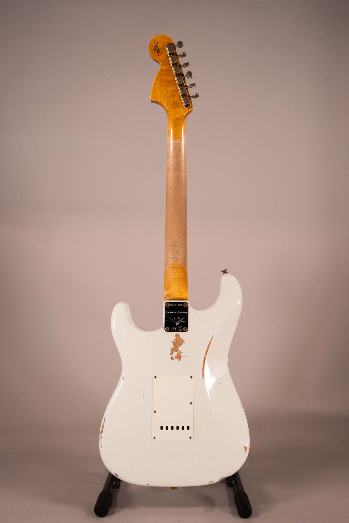 Fender Custom Shop Ltd 67' Stratocaster Relic Aged Olympic White