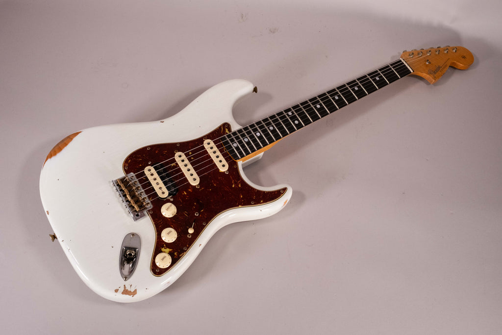 Fender Custom Shop Ltd 67' Stratocaster Relic Aged Olympic White