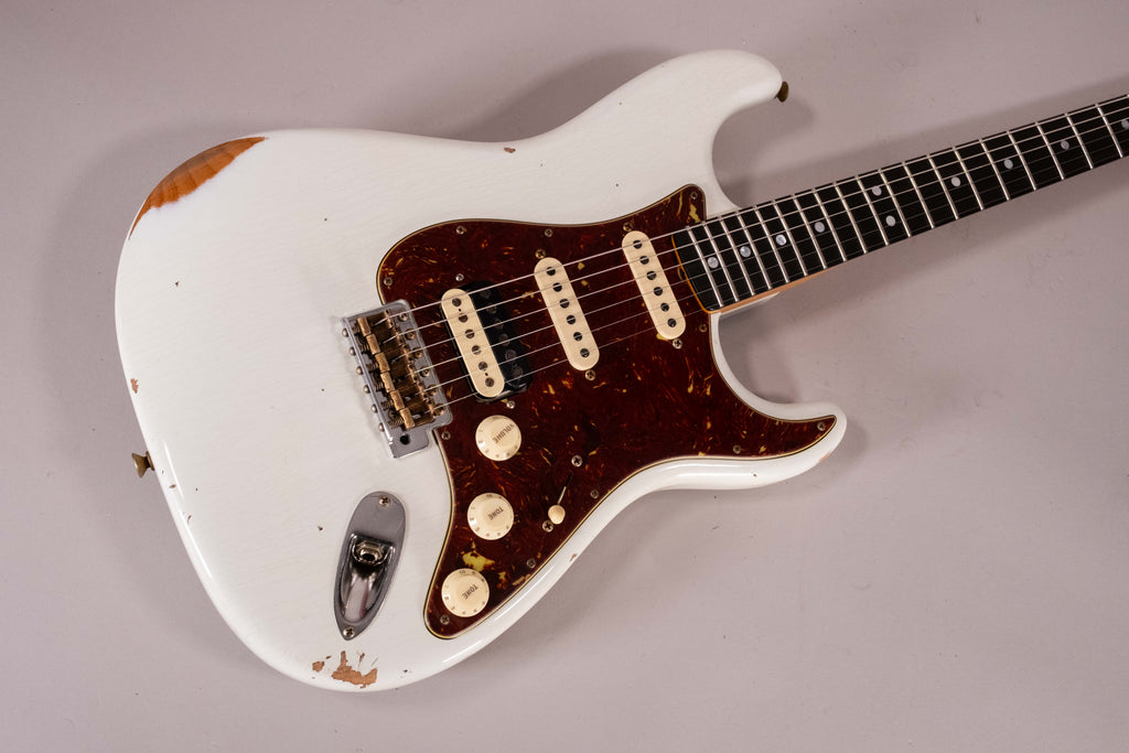 Fender Custom Shop Ltd 67' Stratocaster Relic Aged Olympic White