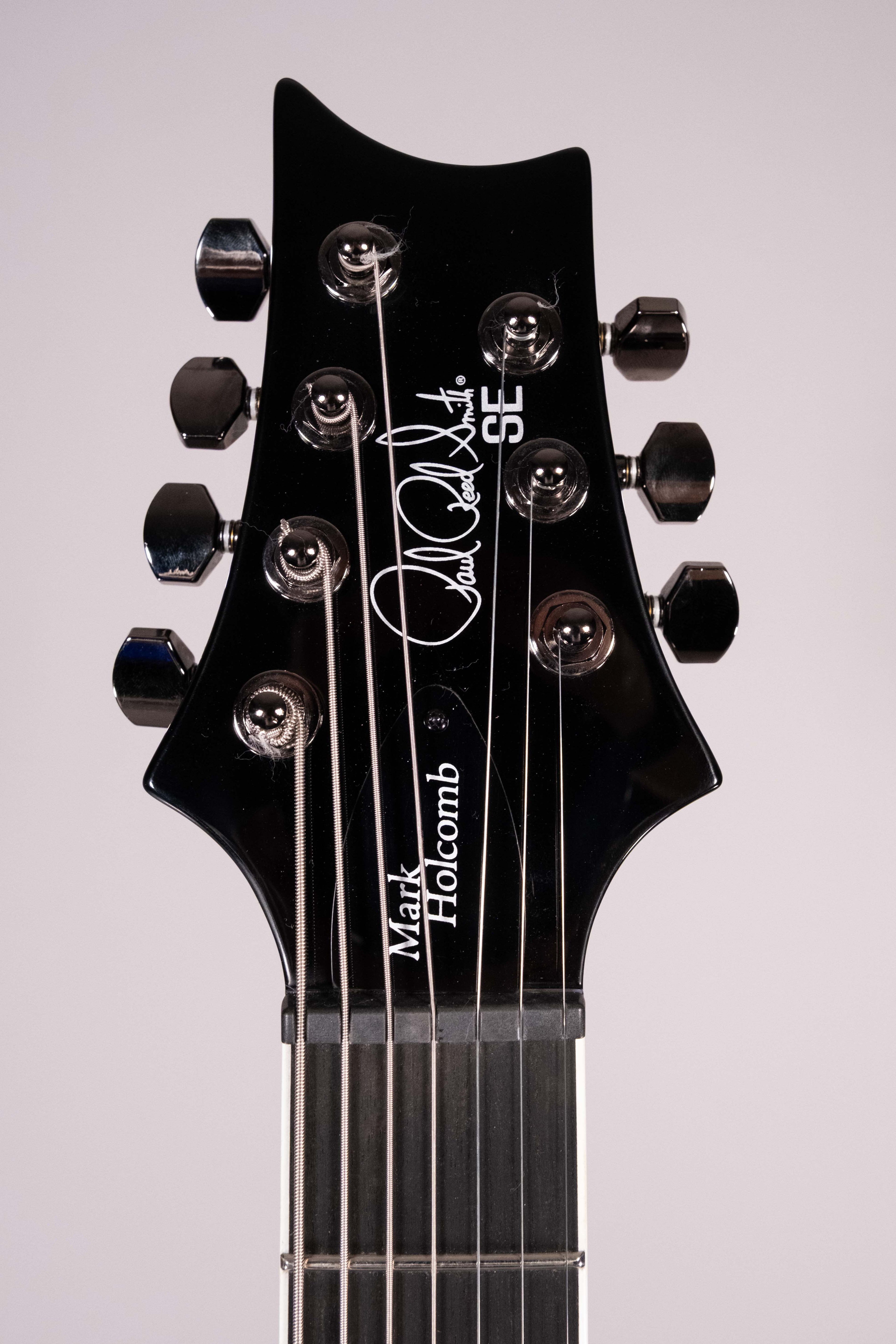 Prs SE Mark Holcomb Signature 7 Strings Blue Burst Quilt Top
