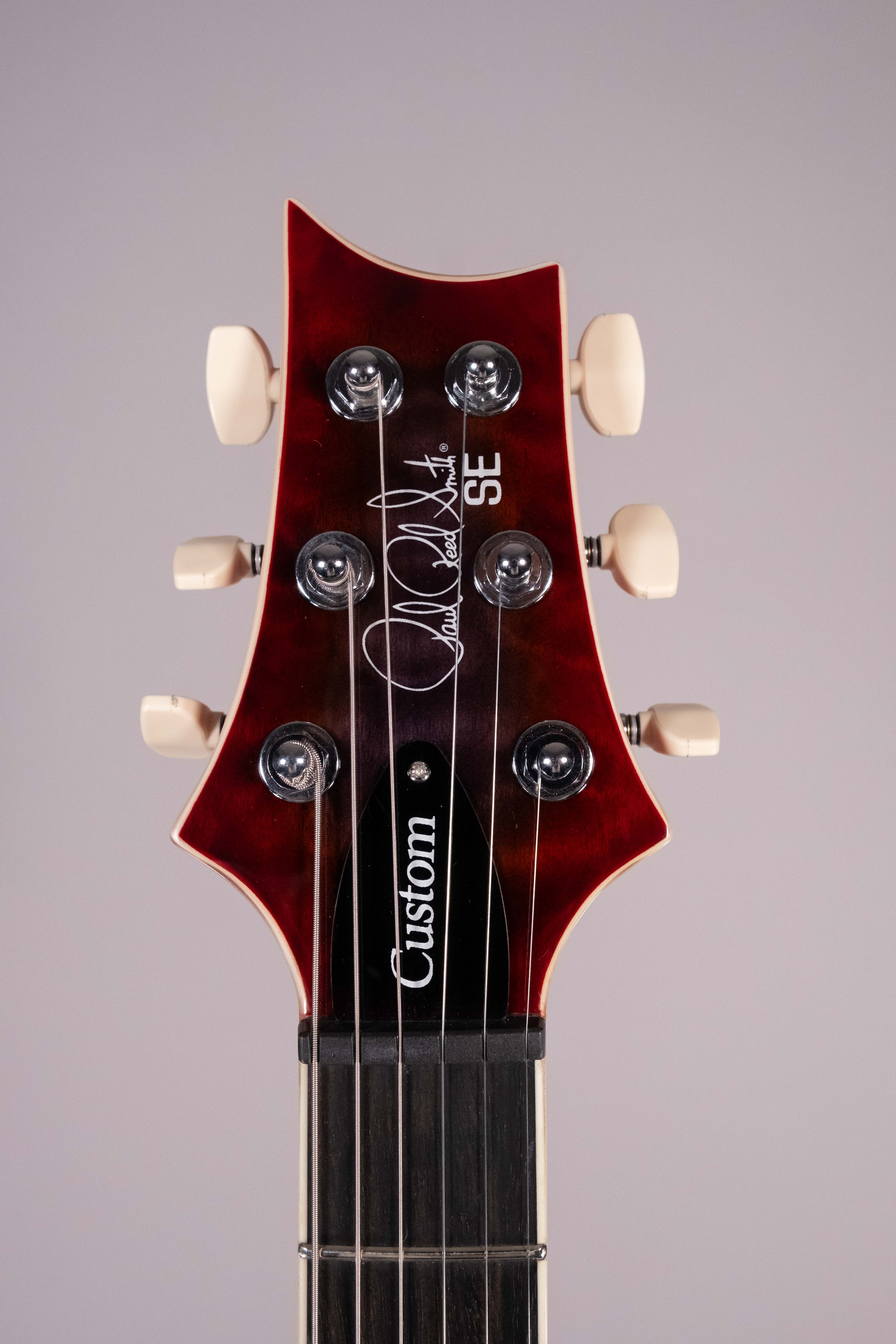Prs SE Custom 24-08 Charcoal Cherry Burst Quilt Top