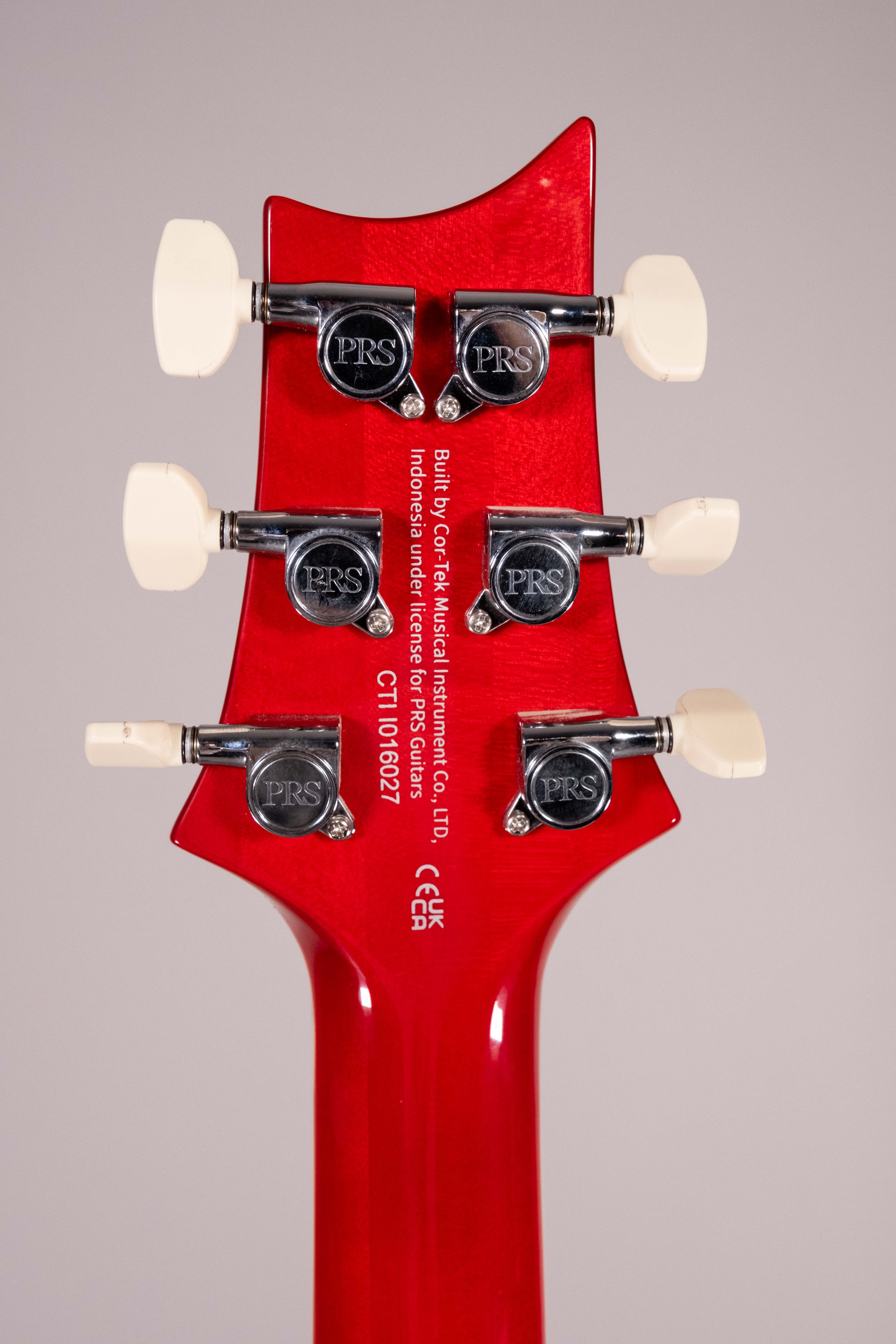 Prs SE Custom 24-08 Charcoal Cherry Burst Quilt Top