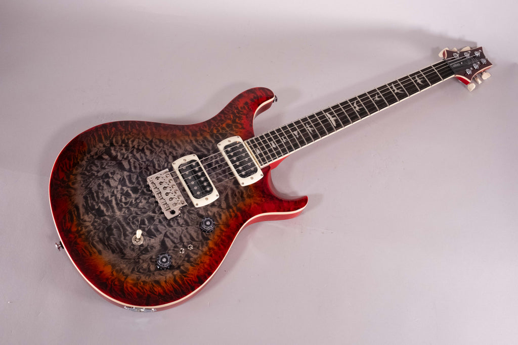 Prs SE Custom 24-08 Charcoal Cherry Burst Quilt Top