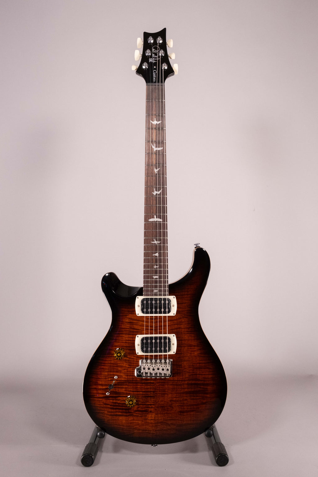 Prs SE Custom 24 'Lefty' Black Gold Sunburst