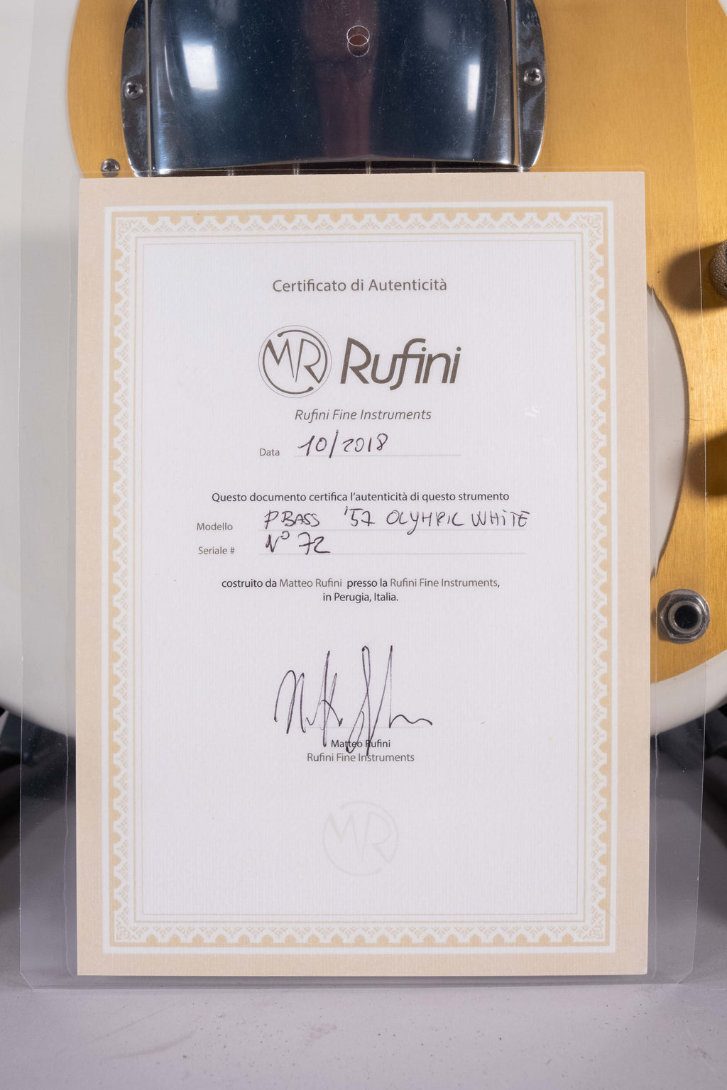 RUFINI P-BASS 57 REISSUE USATO