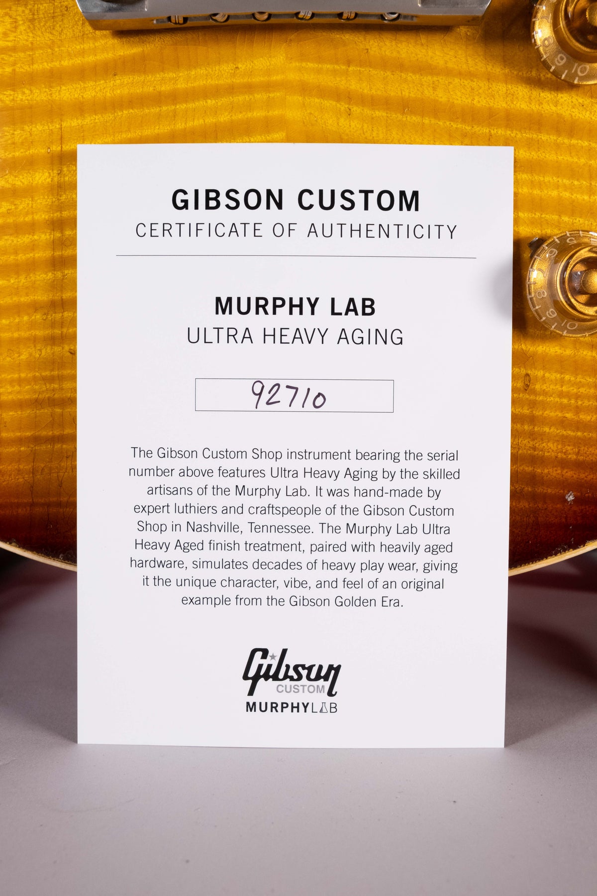 GIBSON LES PAUL 59 ULTRA H. AGED USATA