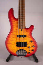 Lakland Skyline 5502 Deluxe 5-String Cherry Burst Satin