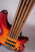 Lakland Skyline 5502 Deluxe 5-String Cherry Burst Satin