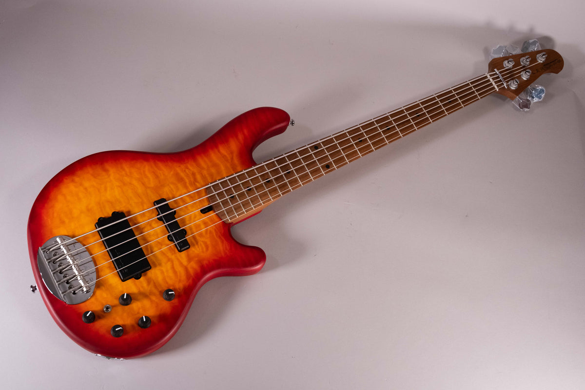 Lakland Skyline 5502 Deluxe 5-String Cherry Burst Satin