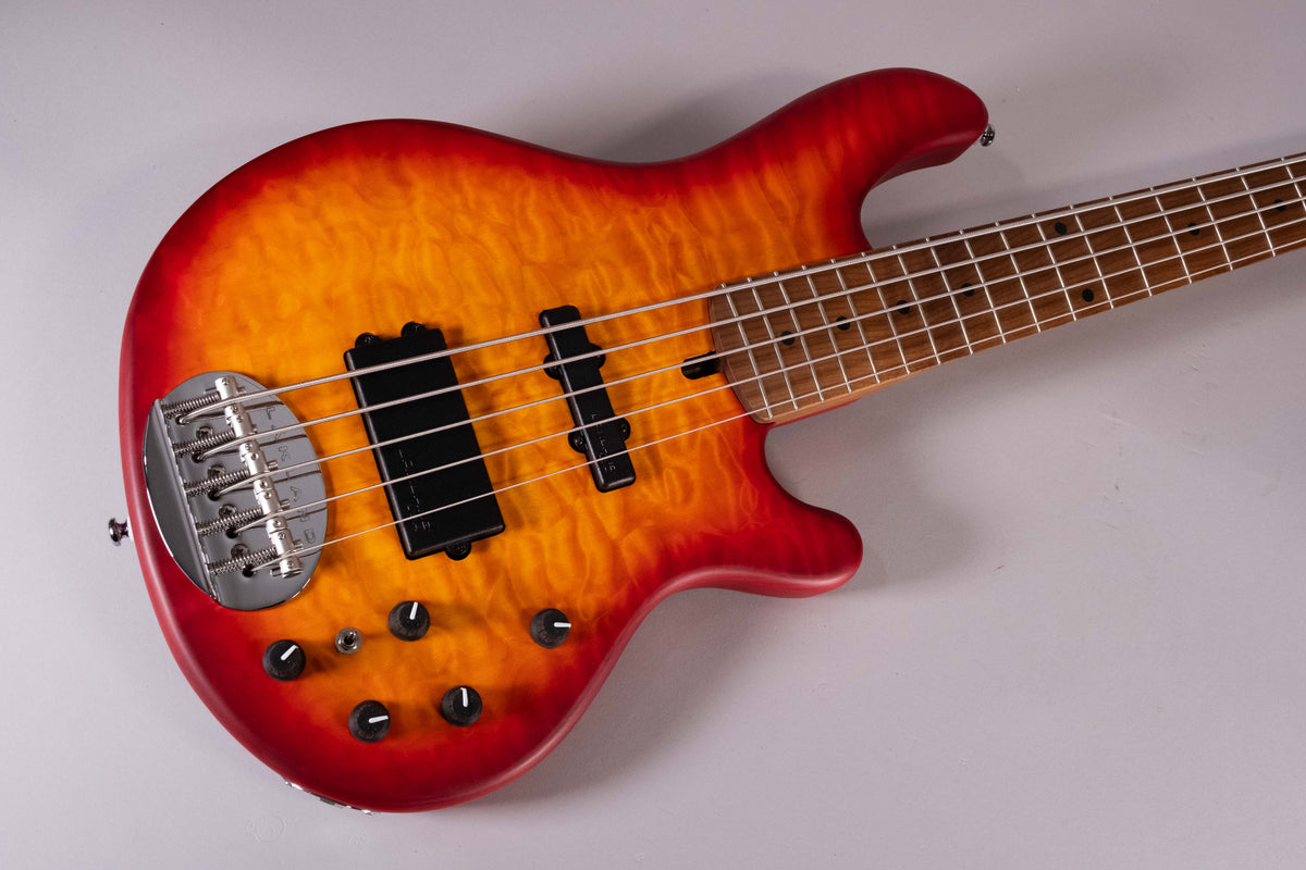 Lakland Skyline 5502 Deluxe 5-String Cherry Burst Satin