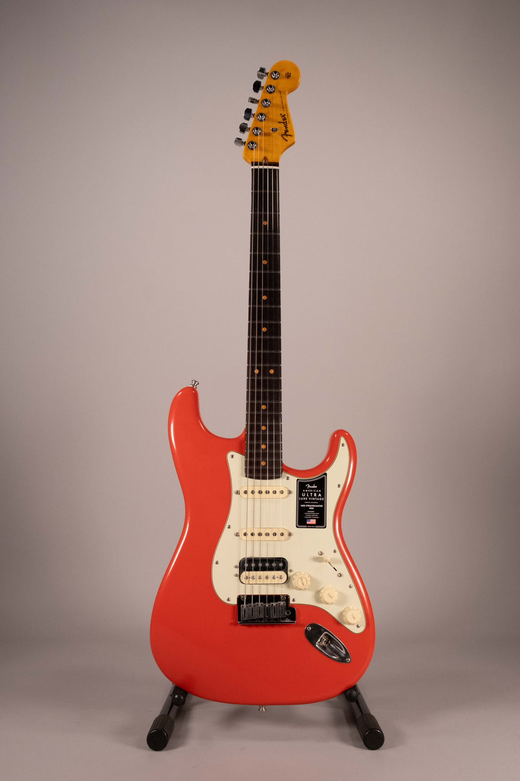 Fender American Ultra Luxe Vintage '60s Stratocaster HSS RW Fiesta Red