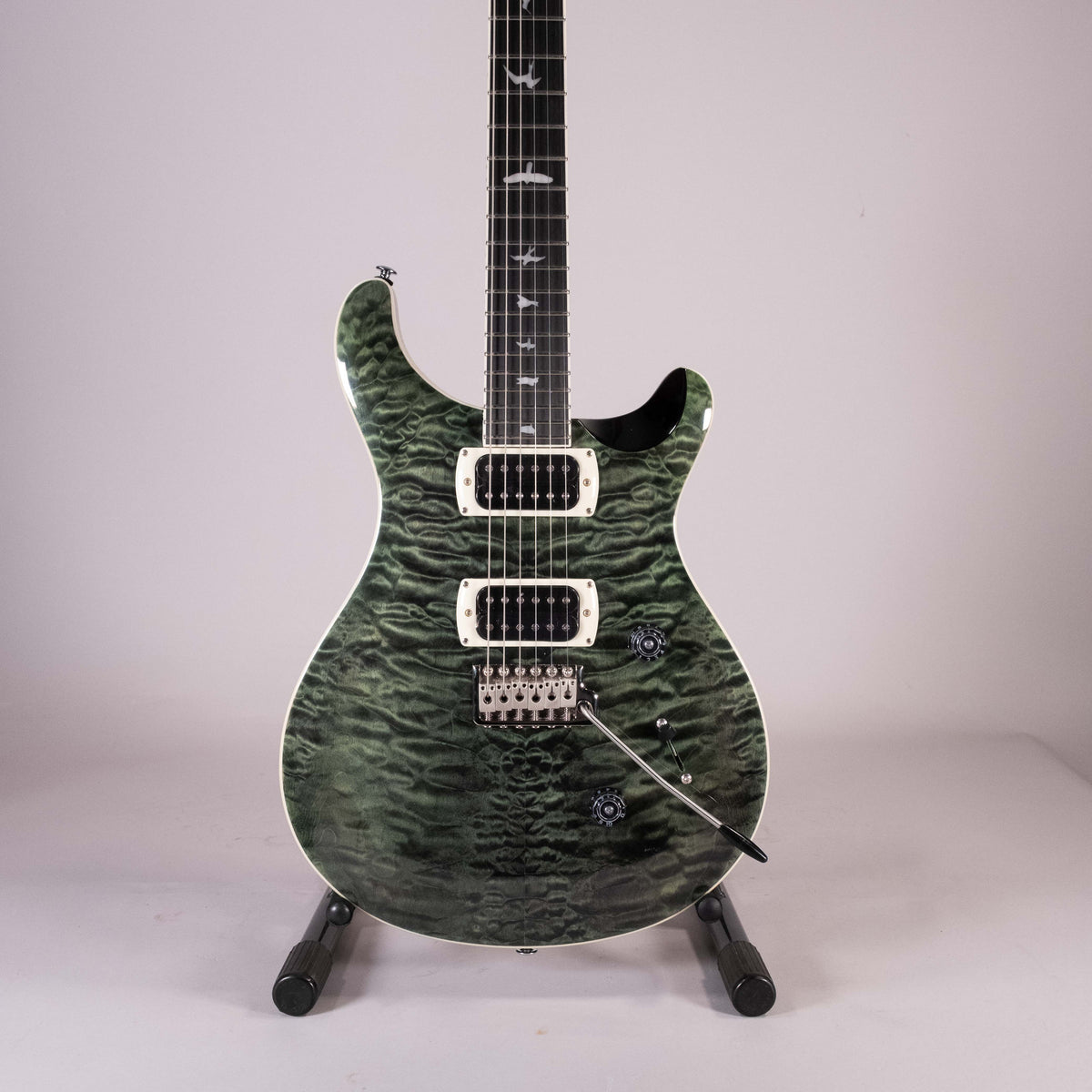 Prs SE Custom 24 Teal Black Quilt Top
