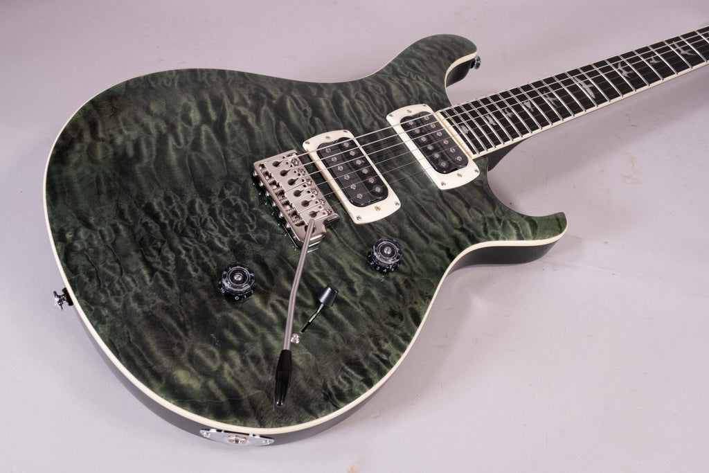 Prs SE Custom 24 Teal Black Quilt Top