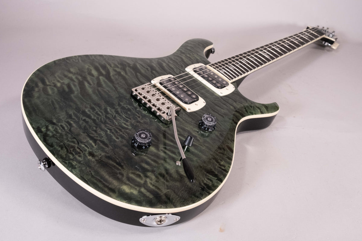Prs SE Custom 24 Teal Black Quilt Top