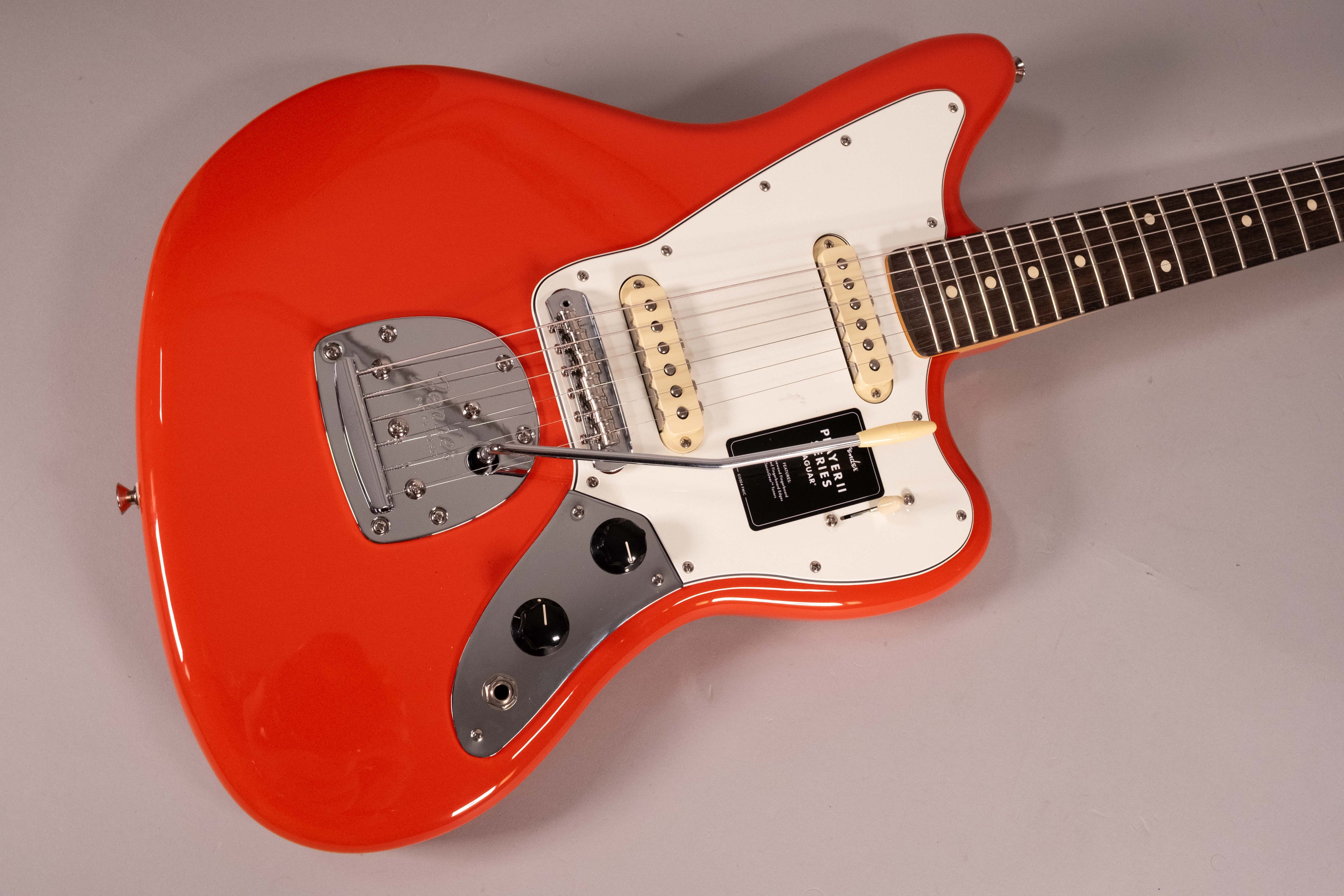 Fender Jaguar Player II Rosewood Fingerboard Coral Red